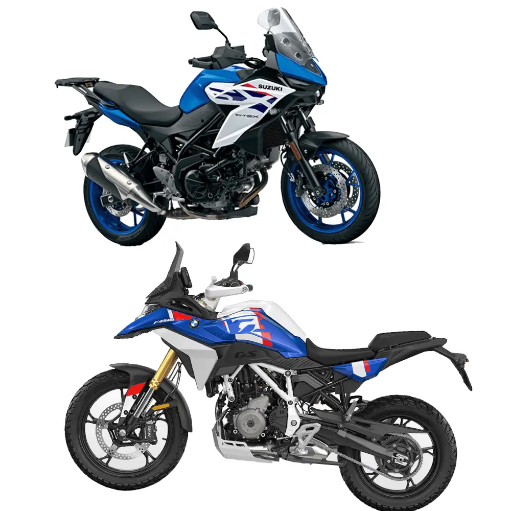 BMW F 450 GS vs. Suzuki SV-7GX